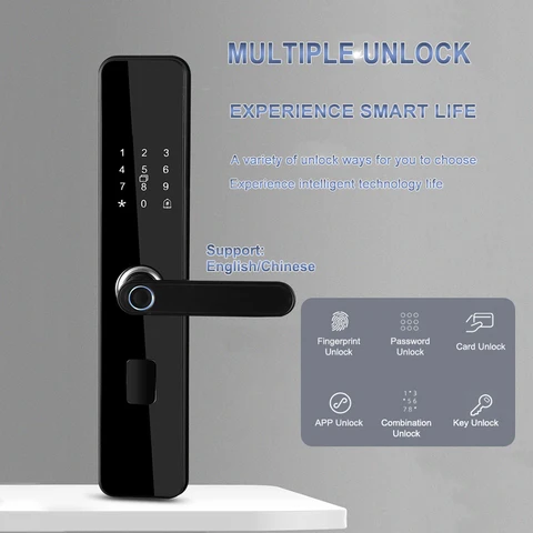 Serrure Intelligente Électronique – Empreinte Digitale & Code