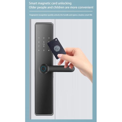 Serrure de Porte Intelligente à Empreinte Digitale – Modèle LK0142