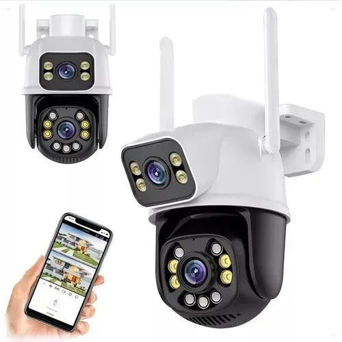 Caméra de Surveillance WiFi Rotative HD – Vision Nocturne Couleur